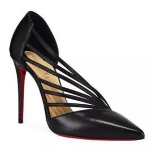 Black Louboutin heels Size 39.5